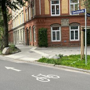 Gerichtstraße - Veloroute 13