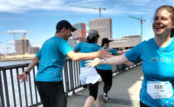 Durchstarten beim HafenCity Run -
