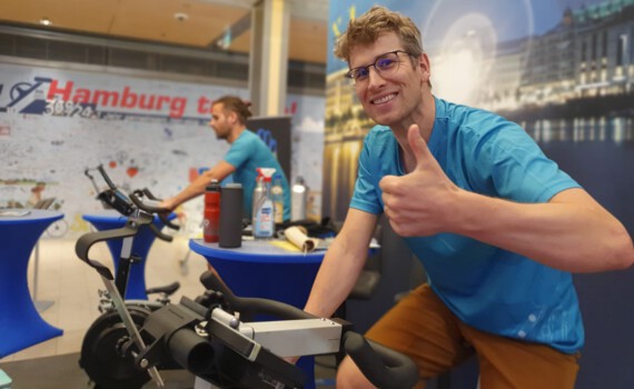 24 Stunden radeln für den guten Zweck -